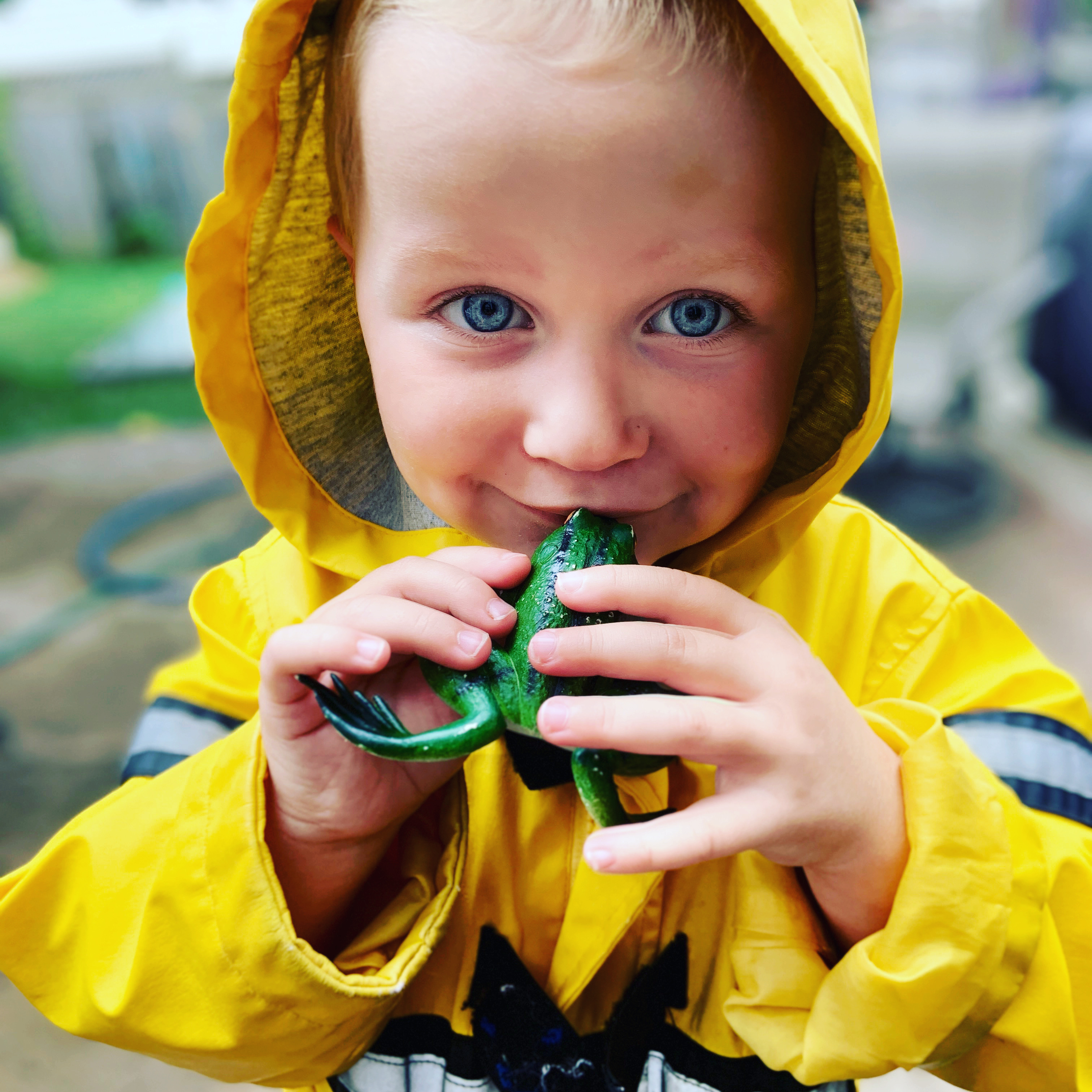 My little prince kissing a frog