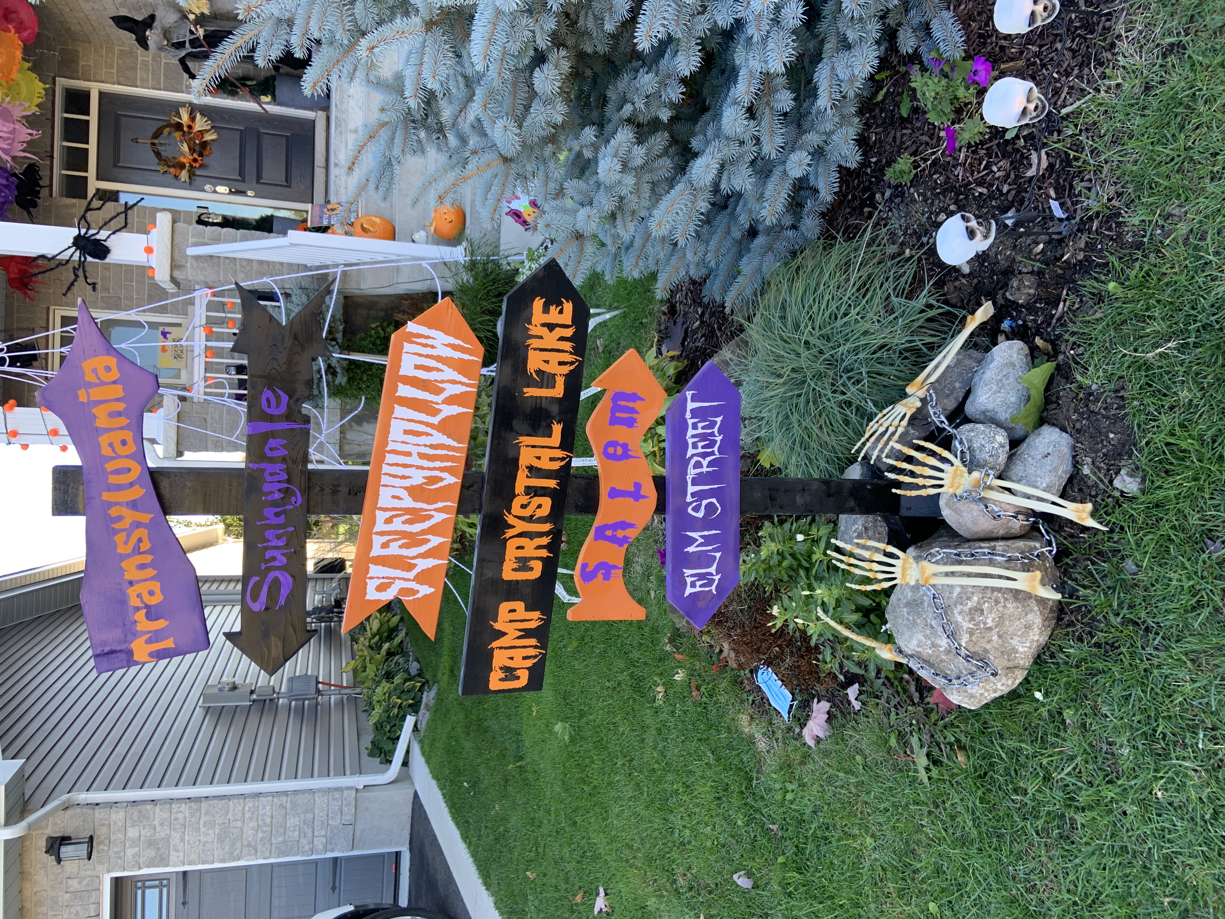 a halloween sign I made