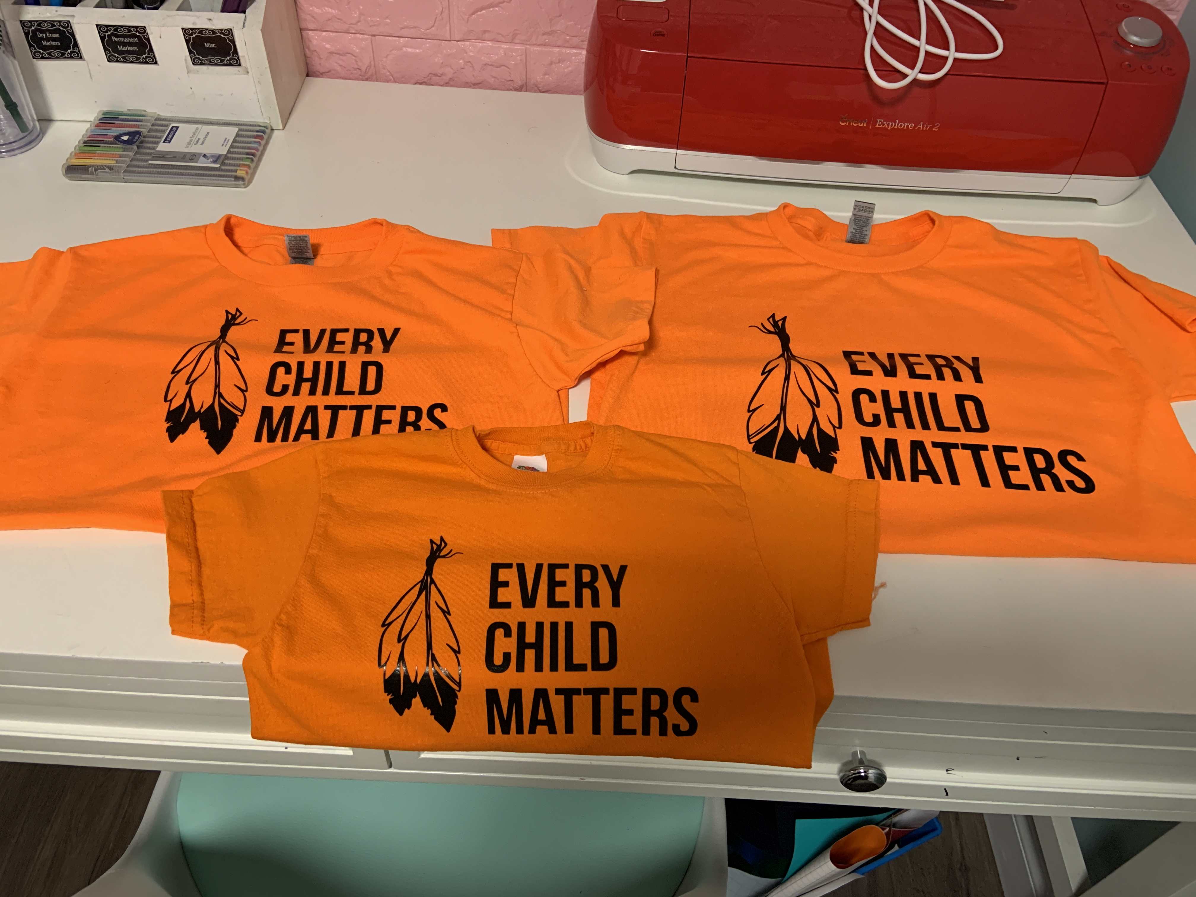 orange shirts I made